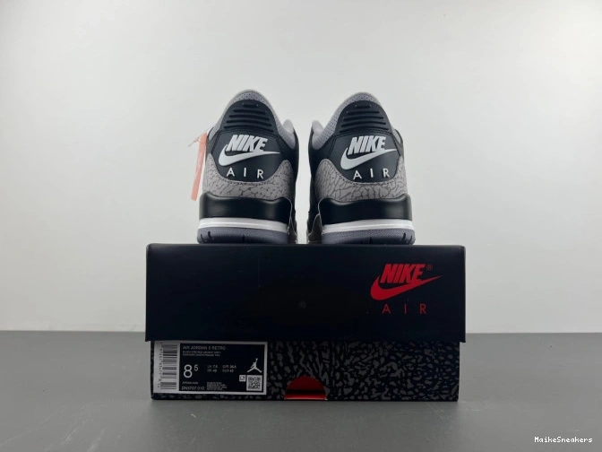 MaikeSneakers Black Cement 3 DN3707-010 Jordan Air 0712
